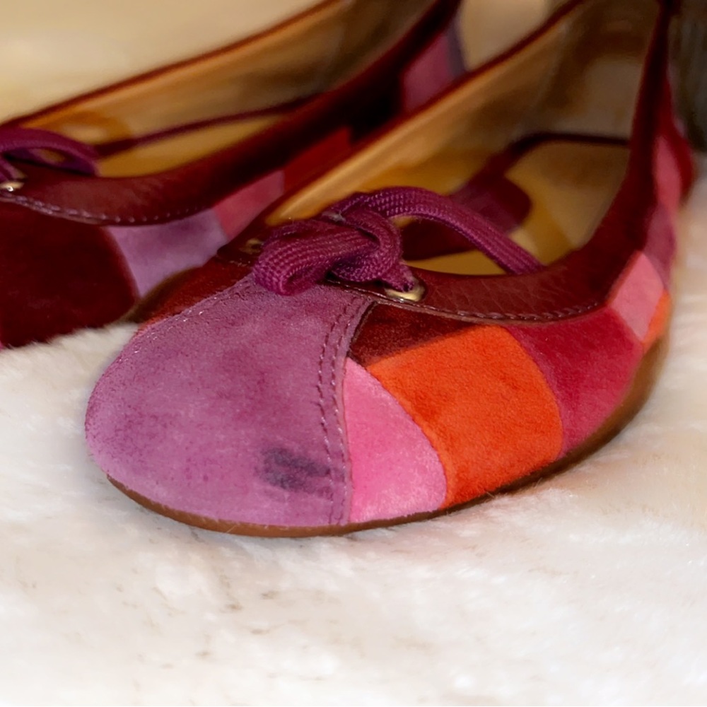 Coach Jenilee Patchwork Suede Flat - image 8